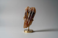 Natural Amber Calcite Raw Specimen UV Reactive #5