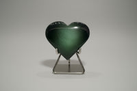 Rainbow Sheen Obsidian Heart #11