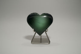 Rainbow Sheen Obsidian Heart #11