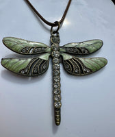 Lovely Dragonfly Pendant & Necklace