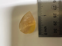 Pear Shape Candy Fluorite Cabochon #14