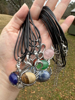 Swan Gemstone Necklaces