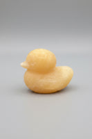 Carved Yellow Stone Duck #1