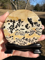 Natural Picture Jasper Slab with Stand #4
