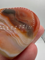 Carnelian Heart Palm Stone #15