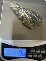 8th Vein Ocean Jasper Slab #11 – Deep Forest Green with Peach, Cream & Pink Orbs