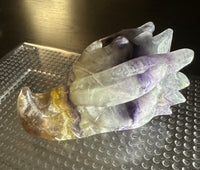 Fluorite Dragon Head Carving #21