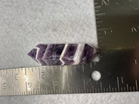 Double Terminated Chevron Amethyst Point #8