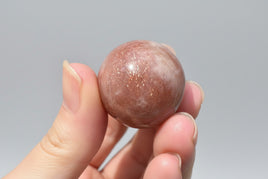Sparkling Sunstone Sphere mixed with Moonstone #22