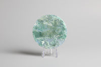 Moss Agate Polished Round Slice #6