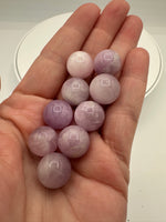 Natural Pink Kunzite Sphere Bin #1