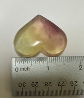 Candy Fluorite Carved Heart #4