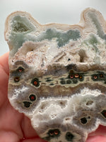 One of a Kind Bunny Shaped 8th Vein Ocean Jasper Slab #2
