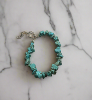 Gemstone Chip Bracelets with Clasp