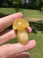Colorful Fluorite Mushroom Carving #2