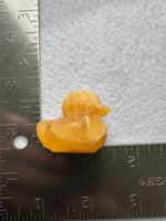 Carved Yellow Stone Duck #2
