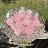 Rose Quartz Spheres