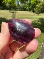 Pear Shape Candy Fluorite Cabochon #5