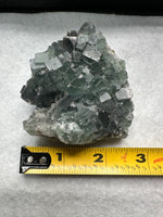 Green Blue Cubic Fluorite Specimen