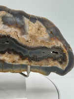 Large Polished Agate with Druzy