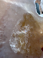 Druzy Agate Geode Indigenous-Inspired Profile Headdress Carving #7