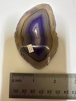 Dyed Purple Agate Slice #3