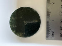 Moss Agate Polished Round Slice #27