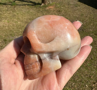 Orange Jade Skull #1