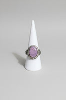 Natural Charoite Ring #10