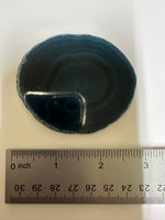 Dyed Blue Agate Slice #29