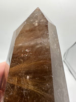 Gold Rutilated Quartz Point #8