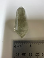 Double Terminated Prasiolite Scepter Wand #9