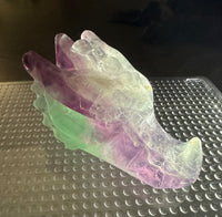 Fluorite Dragon Head Carving #16