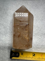 Gold Rutilated Quartz Point #1