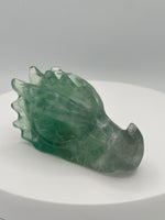 Fluorite Dragon Head Carving #23