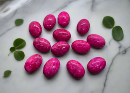 Pink Howlite 14x10mm Oval Cab (dyed)
