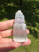 Selenite Step Tower Natural #2
