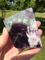 Feather Fluorite Free Form with Rainbow #5