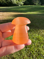 Peach Selenite Mushroom #12