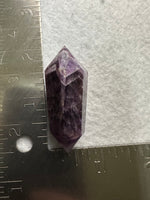Double Terminated Chevron Amethyst Point #7