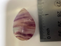 Pear Shape Candy Fluorite Cabochon #16