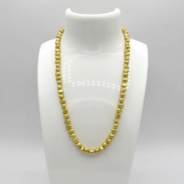 Yellow Freshwater Pearl Strand #7