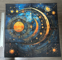 Celestial Sun and Moon Altar/Tarot Cloth
