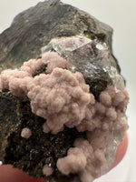 Rhodochrosite, Quartz, Pyrite, Santa Eulalia – Chihuahua, Mexico