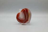 Carnelian Heart Palm Stone #11