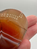 Carnelian Heart Palm Stone #8