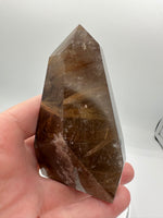 Gold Rutilated Quartz Point #8