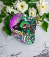 Mini Hand Carved Skull #10