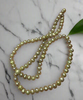 Lime Freshwater Pearl Strand #11