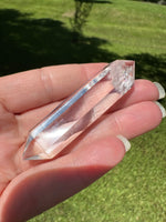 Natural Quartz Double Terminated Wand Point #16